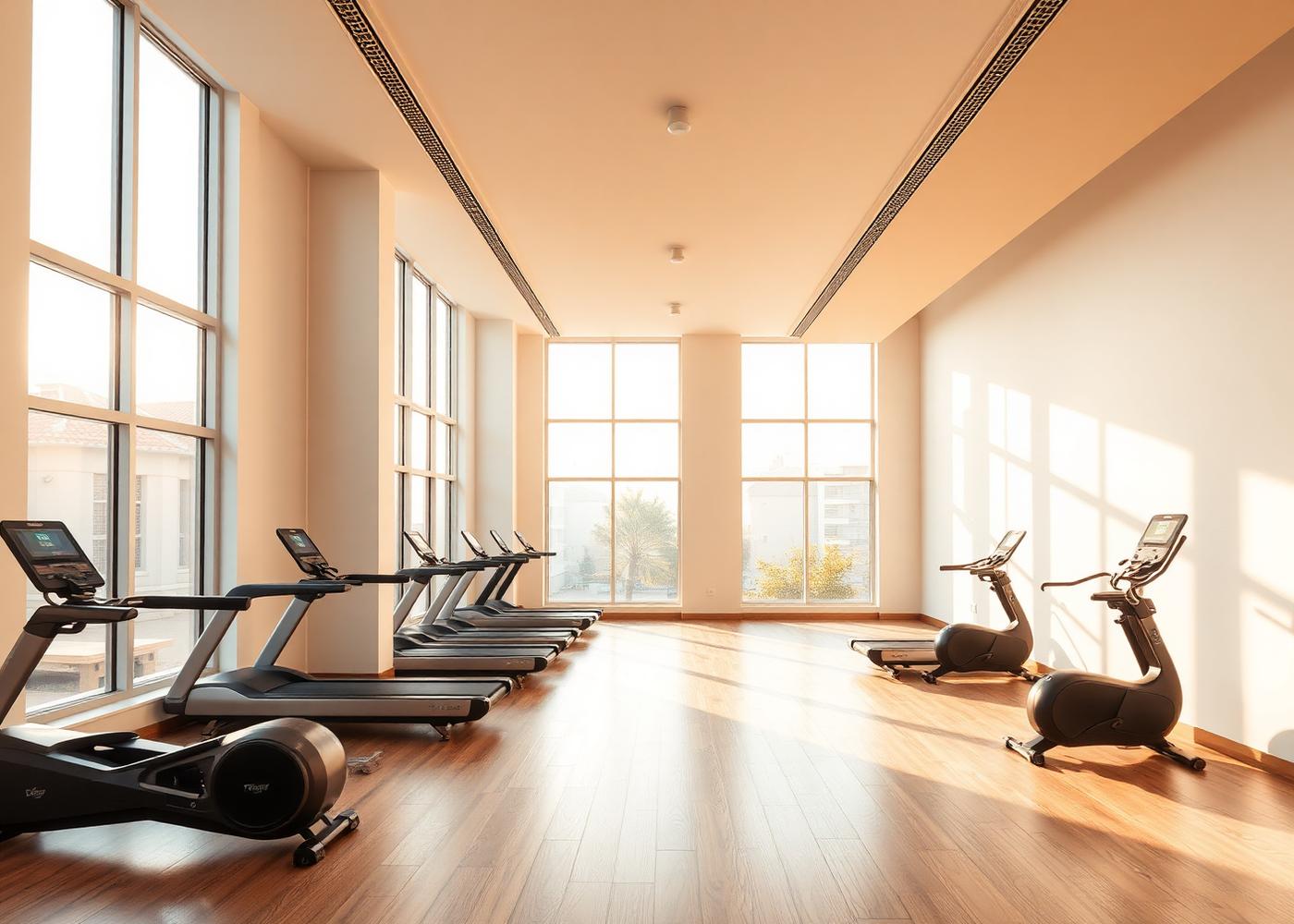 Modern gym interior in Lagos